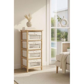 Regalos Miguel Muebles Auxiliares - Cajonera Ancha Nuvio 4 Cajones