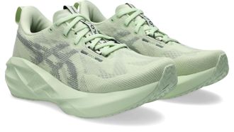 Asics Laufschuh ASICS NOVABLAST 5, Damen, Gr. 37,5, gr&uuml;n (whisper gr&uuml;n, monument blau), Textil, Schuhe Laufschuh