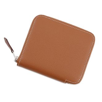 Herm&egrave;s Gold Epsom Leather Coin Purse/Coin Case (Pre-Owned)