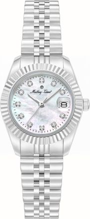 Mathey-Tissot Quartz White Mother of Pearl Dial Ladies Watch H250955A-E