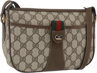 Gucci Pre-owned Cross Body Bag - Dames - Vintage Schoudertas - Beige - ONE Size - Vintage