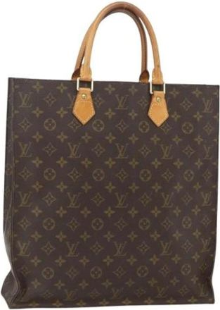 Louis Vuitton Pre-owned Tote Bags, female, Brown, Size: ONE SIZE Pre-owned Vintage Canvas Tote Bag