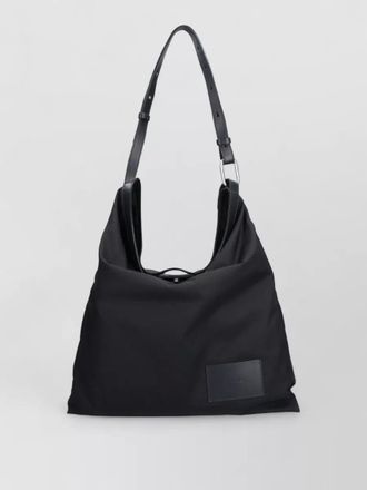 Jil Sander tote bag shoulder design adjustable strap hardware