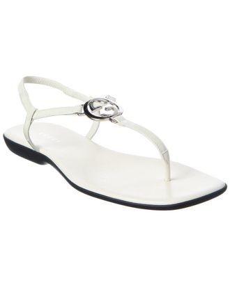 Gucci Interlocking G Patent Sandal
