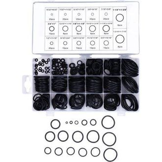 OEM Kit De 222 Juntas T&oacute;ricas De Goma Para Fontaner&iacute;a Y Veh&iacute;culos, Surtido De Accesorios De Sellado