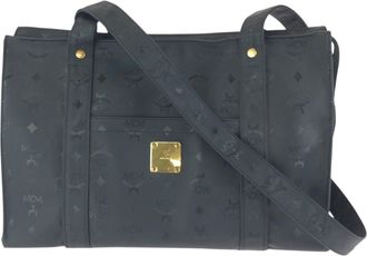MCM Mcm Black Nylon Shoulder Bag Tote Bag (Pre-Owned)