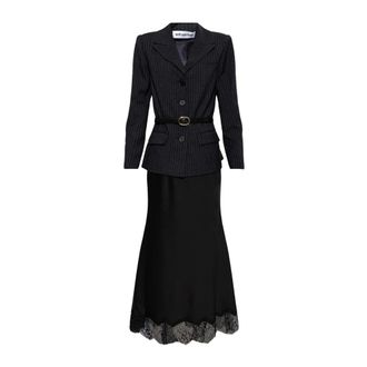 Self Portrait Abito con gonna staccabile - - Dresses - Donna - Grigio - M