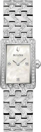Bulova Womens 96L304 Ladies Classic Watch - Silver - One Size