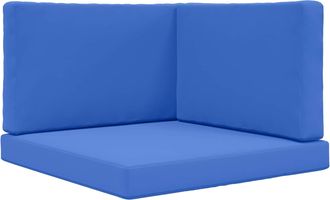 vidaXL Coj&iacute;n Para Sof&aacute; De Exterior Poli&eacute;ster Azul Royal 80 X 80 Cm Vidaxl