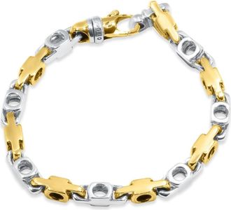 Pompeii3 Mens Designer Mariner Link 14k Gold (43gram) or Platinum (69gram) 6mm Bracelet 8