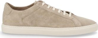 Common Projects White Achilles Suede Low-Top Sneakers