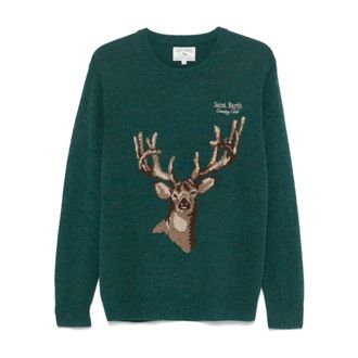 MC2 Saint Barth Heren, Truien, Groen, Maat: 2XL Wol
