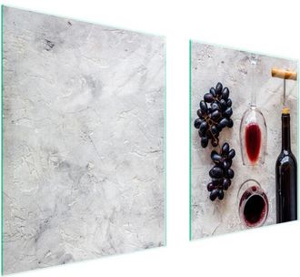 OEM Placa Protectora De Vidrio Para Estufa 85x52 Vino