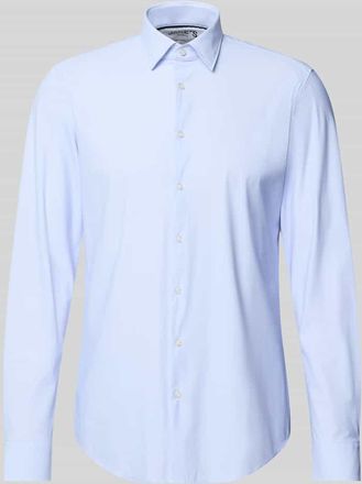 Jake*s Slim Fit Business-Hemd mit Kentkragen in Bleu, Gr&ouml;&szlig;e 37/38