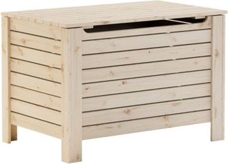 vidaXL Storage Box with Lid rana 80x49x54 cm Solid Wood Pine Vidaxl