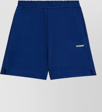 Barrow sweatshorts trousers side slits detail