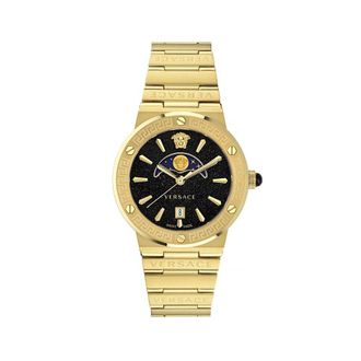 Versace Gold Stainless Steel Dress Mens Watch