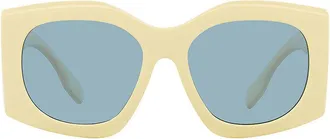 Burberry BE4388U406680 Square Full Rim Sunglasses - Yellow
