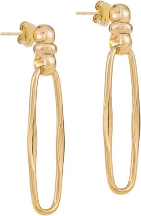 Federica Tosi Gouden Sylvie Oorbellen - Dames - Oorbellen - Geel - ONE Size - Accessoires