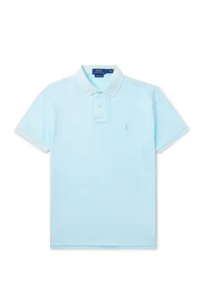 Polo Ralph Lauren Slim-Fit Logo-Embroidered Cotton-Piqué Polo Shirt