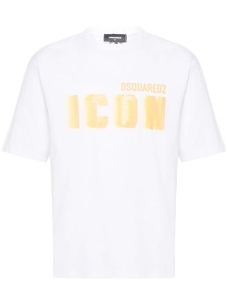 Dsquared2 T-shirt met print - Wit