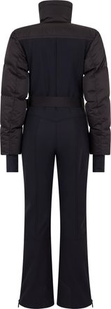Moncler Womens Padded Suit Black Polyester Jumpsuits Dress