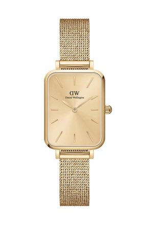 Daniel Wellington Womens DW00100485 Ladies Quadro Pressed Unitone Gold 20mm Watch - One Size