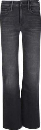 Mother The Jinx Heel Jeans - Dames - Jeans - Zwart - Maat: W27 Katoen