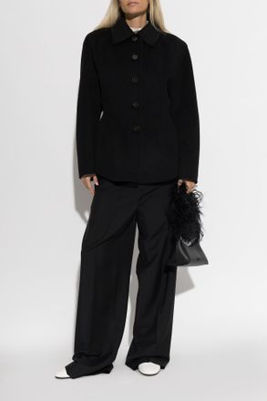 R&oacute;he Wool Jacket, Womens, Black