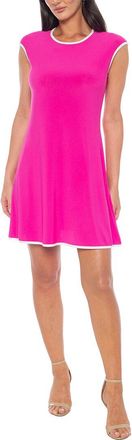 Tash + Sophie Ity Piped Extended Shoulder Dress