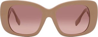 Burberry Brown Pink Gradient Square Ladies Sunglasses BE4410 399013 52