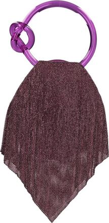 Benedetta Bruzziches Little Casper Bag - Dames - Handtassen - Paars - ONE Size - Satijn - Tassen