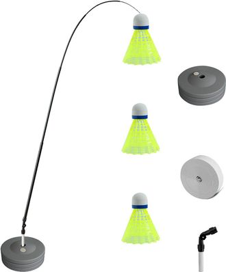 Generic Badminton Training Tool - Learner Trainer, Practice | One-Person Power Device for Children Beginners Swing Resistance Aid Elastic Rebound Cord Kit Equ