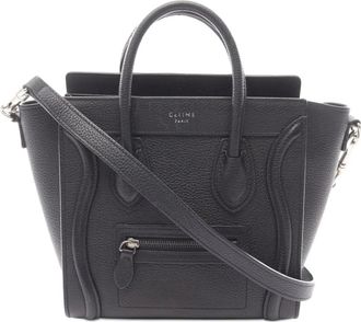 Celine Borsa tote Nano Luggage in pelle 2010-2025 - Nero