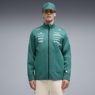 Puma Giacca PUMA x ASTON MARTIN ARAMCO F1 TEAM Replica unisex, Abbigliamento, Verde, 3XL