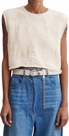 Rachel Comey Moritz Sleeveless Top In Cream
