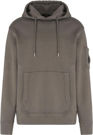 C.P. Company DIAGONAL FLEECE HOODY Size: XXL, colour: GREY