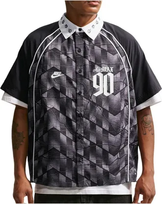 Nike SB Dri-FIT Bowler Skateboard Shirt Black White IR8701-010