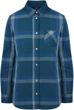 FlyLow Womens Penny Insulated Flannel Shirt In Greedo Sage