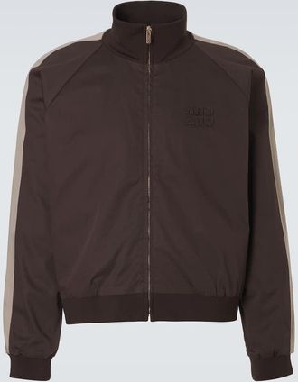 Miu Miu Cotton twill bomber jacket
