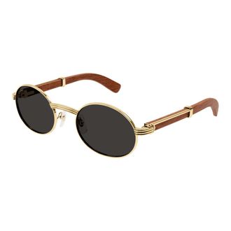 Cartier Sunglasses, male, Yellow, Size: 53 MM Ct0464S Sunglasses
