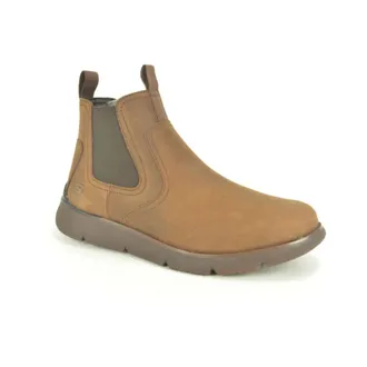 Skechers Bruin VetL. ChelseaBoot - Heren - Schoenen - Bruin - Maat: 43 EU
