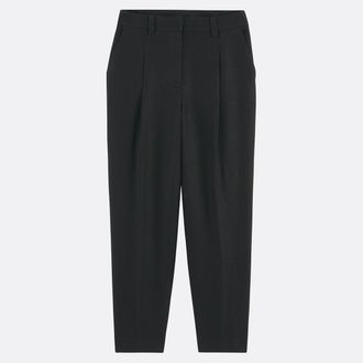 La Redoute Collections Strakke, linnen broek met figuurnaden