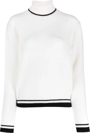 Msgm Turtleneck Truien - Dames - Coltruien - Wit - L - Truien & Vesten