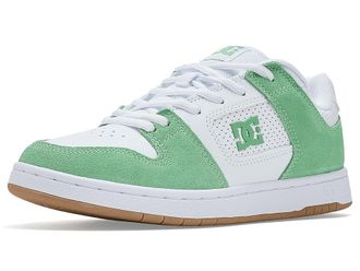 DC Manteca 4 Womens Shoes White/Mint/Gum : 10.5 B - Medium, Leather