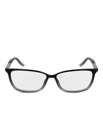 Calvin Klein acetate rectangle glasses - Black