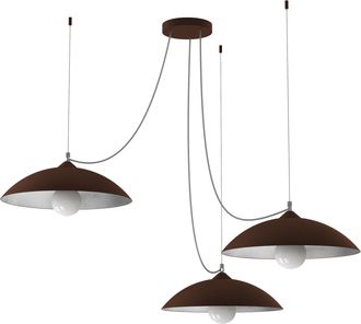 Lumicom Dream L&aacute;mpara De Techo Corten Hoja 3 Luces