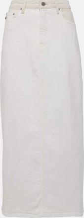 AG - Adriano Goldschmied Denim midi skirt