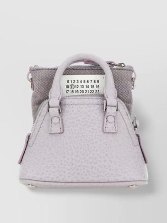 Maison Margiela 5ac classique baby leather and fabric shoulder bag