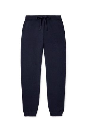Allude Tapered Wool and Cashmere-Blend Sweatpants